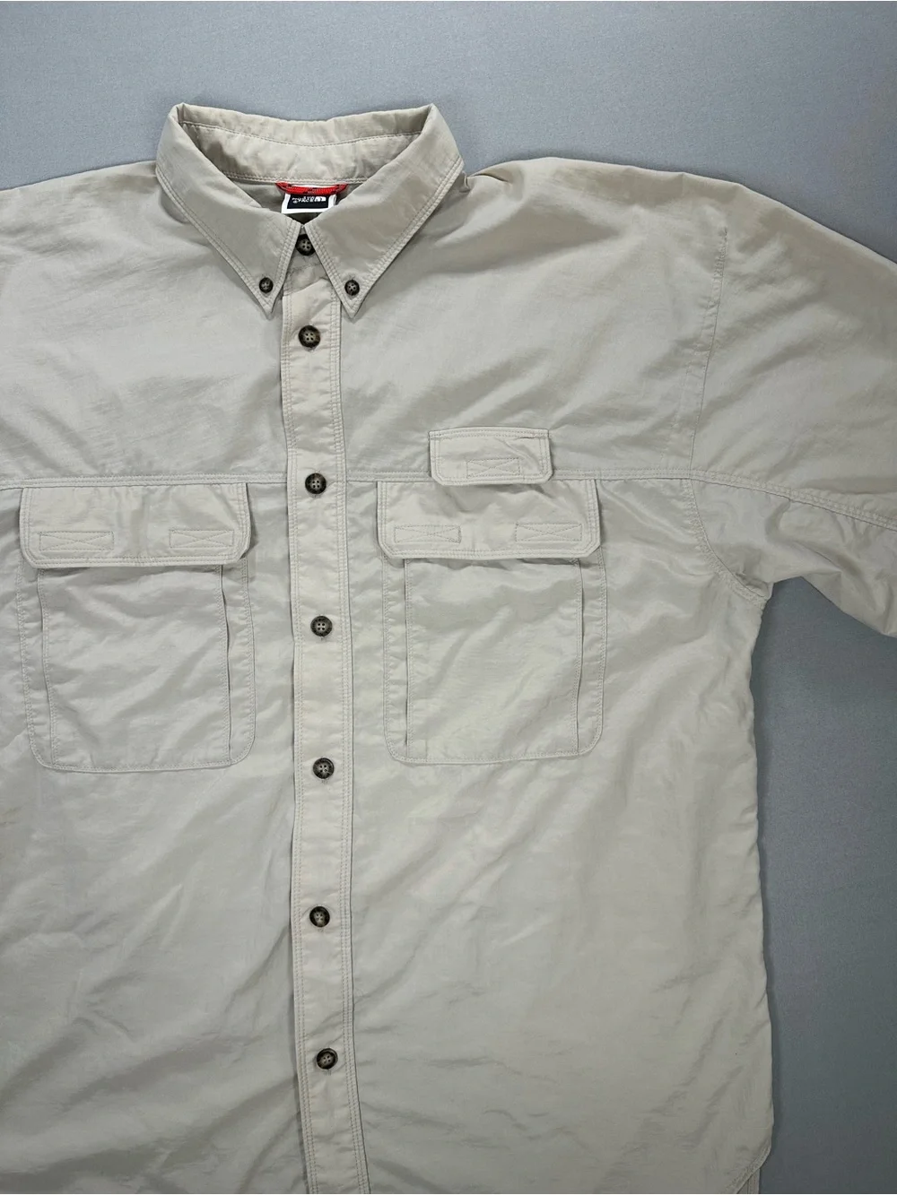 The North Face Utility Outdoor Roll-Tab Sleeve Button Down Shirt - Mens Medium